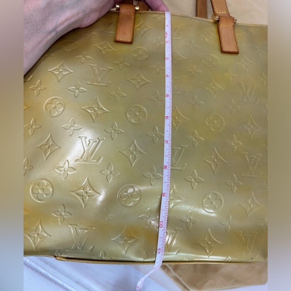 LOUIS VUITTON VINTAGE VERNIS NOISETTE TOTE GUC​ - Picture 8 of 15